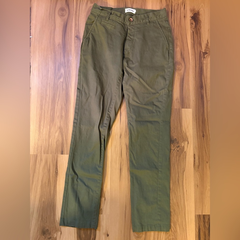 Taylor Stitch Slim Chino in Olive